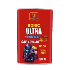 SONIC ULTRA SCOOTER 4T SAE 10W-40 API SNJASO MA2