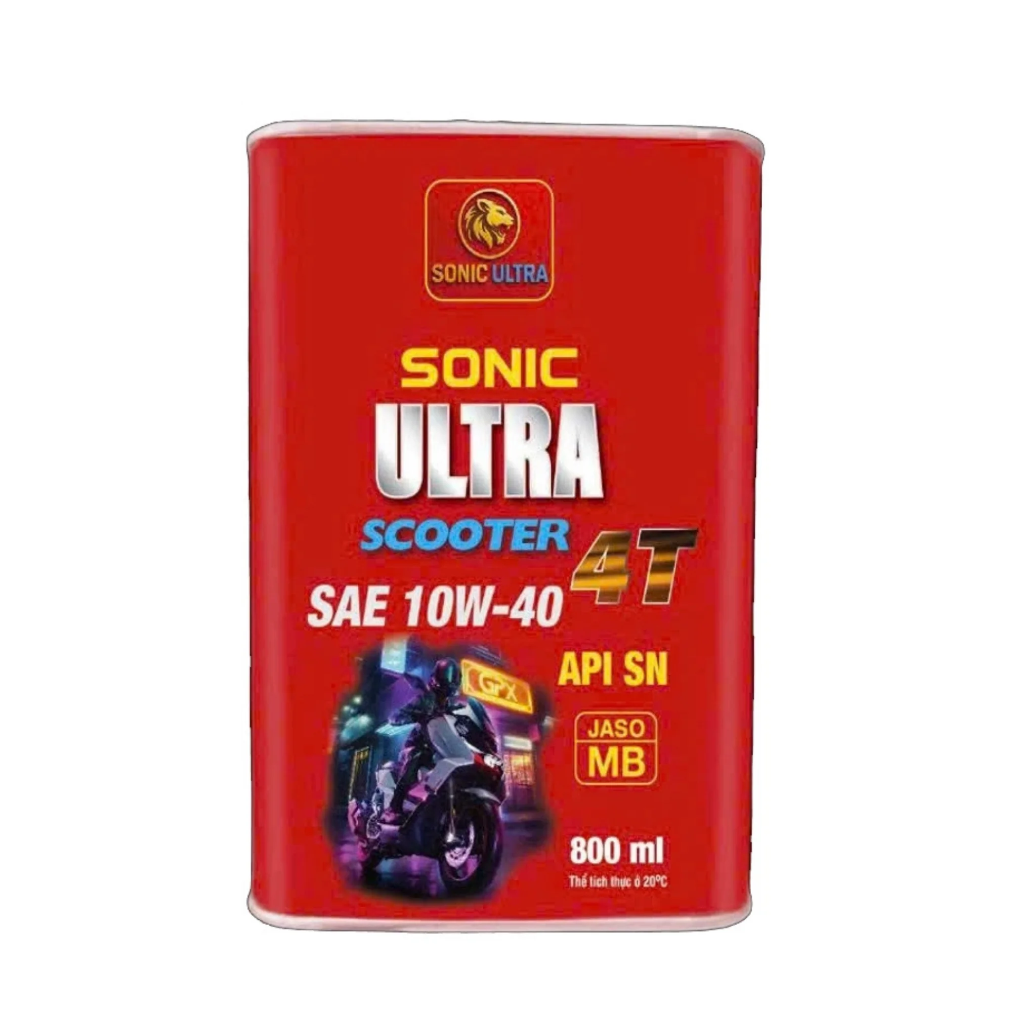 SONIC ULTRA SCOOTER 4T SAE 10W-40 API SNJASO MA2